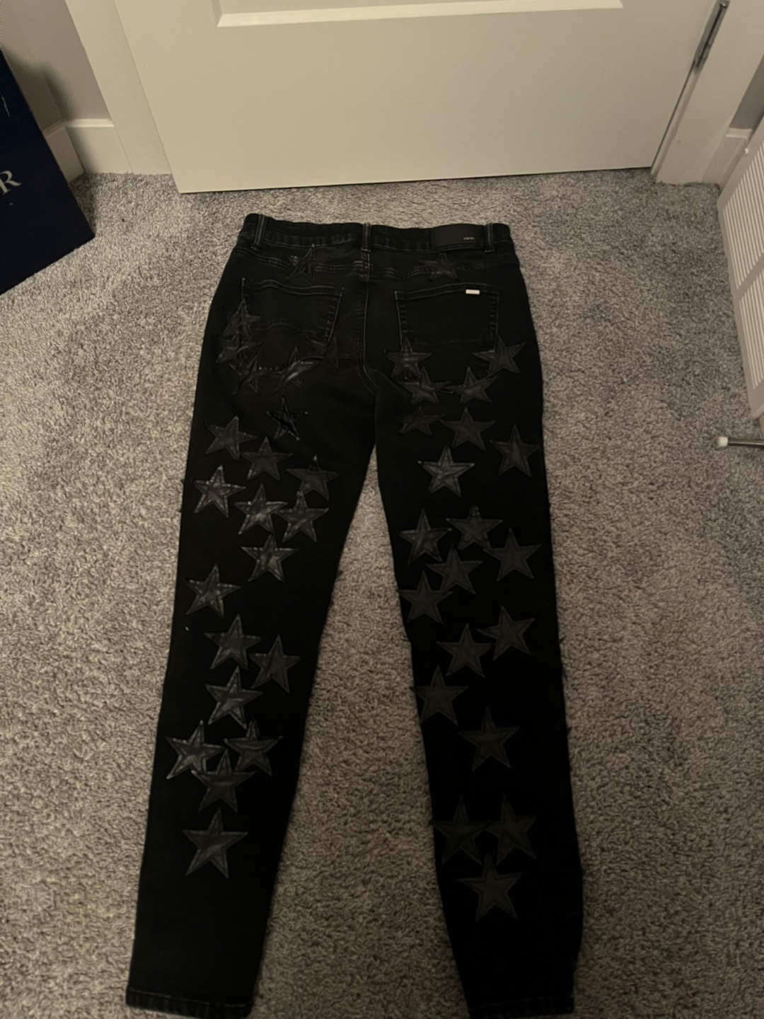 Black Jeans with Star Detail - photo 2