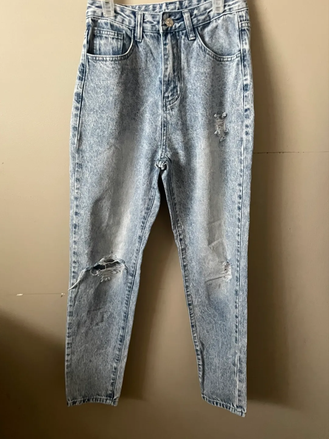 SHEIN Acid Wash Jeans - Size XS image indicator(2)