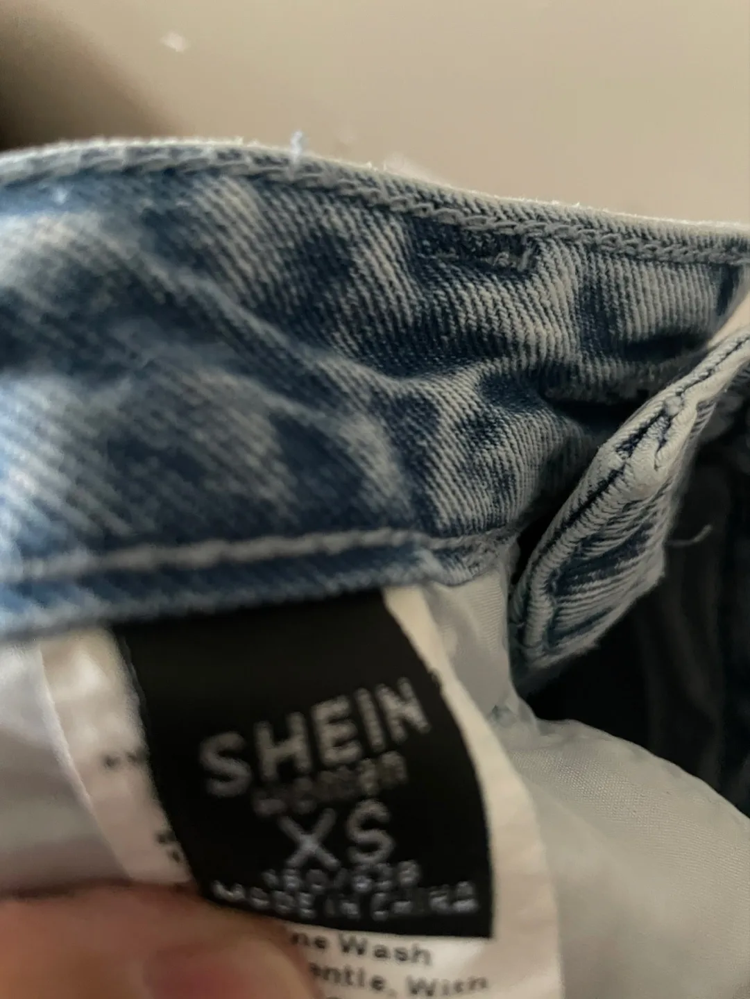 SHEIN Acid Wash Jeans - Size XS image indicator(4)