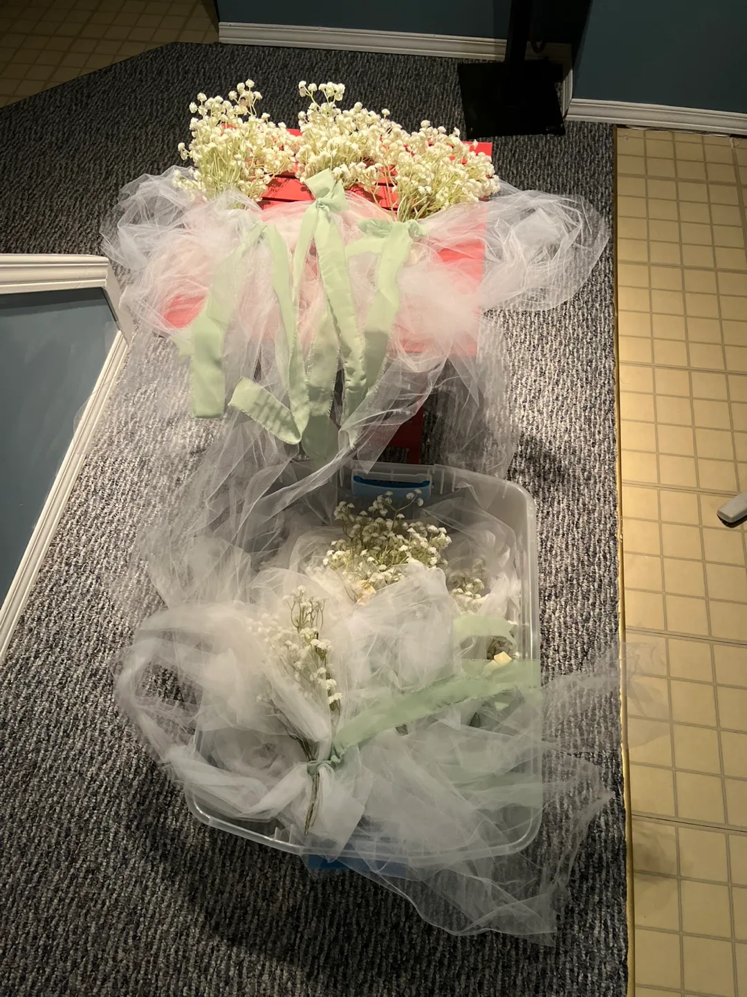 Bulk Artificial Flowers - White Roses for weddings image indicator(9)