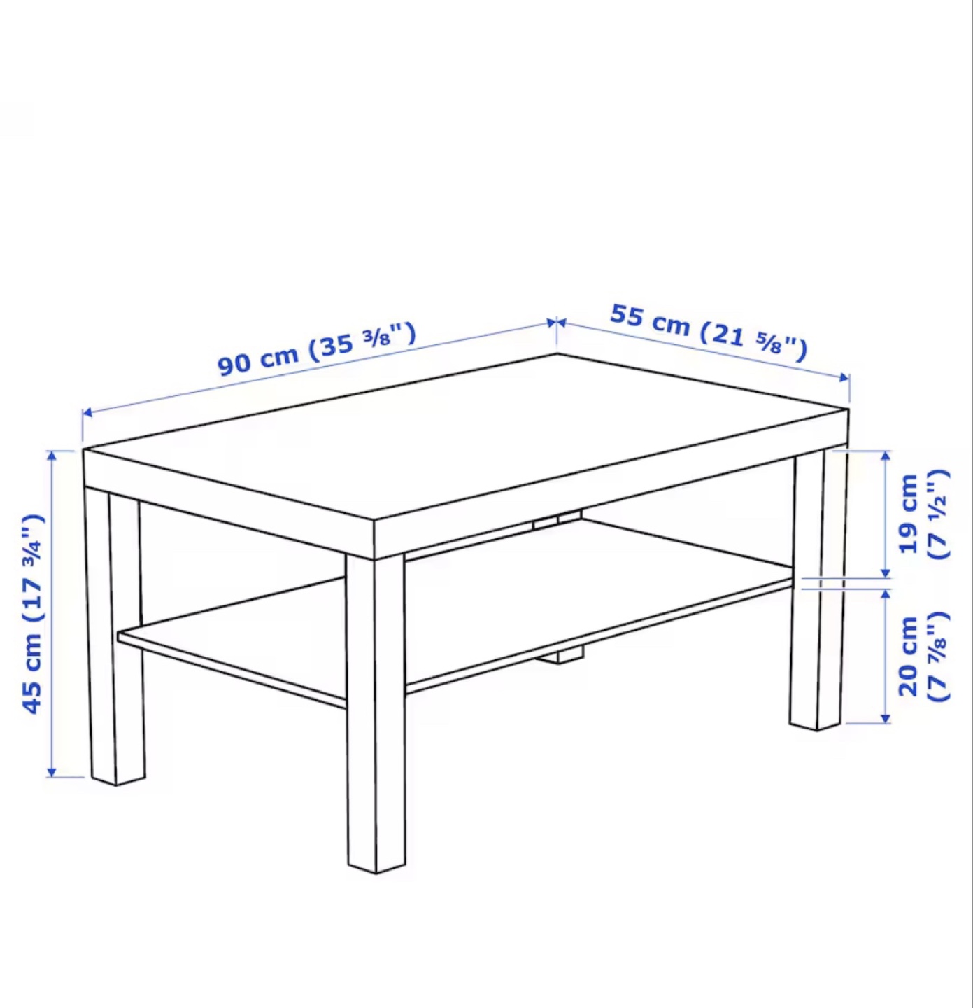 IKEA Lack Coffee Table - Black-Brown - photo 3
