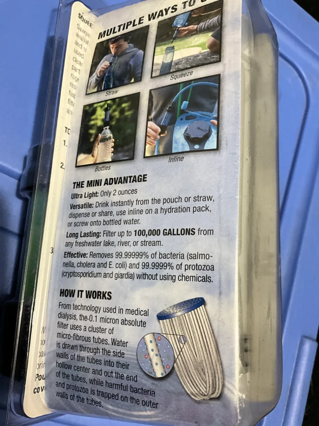 New - Sawyer Mini Water Filter System image indicator(2)