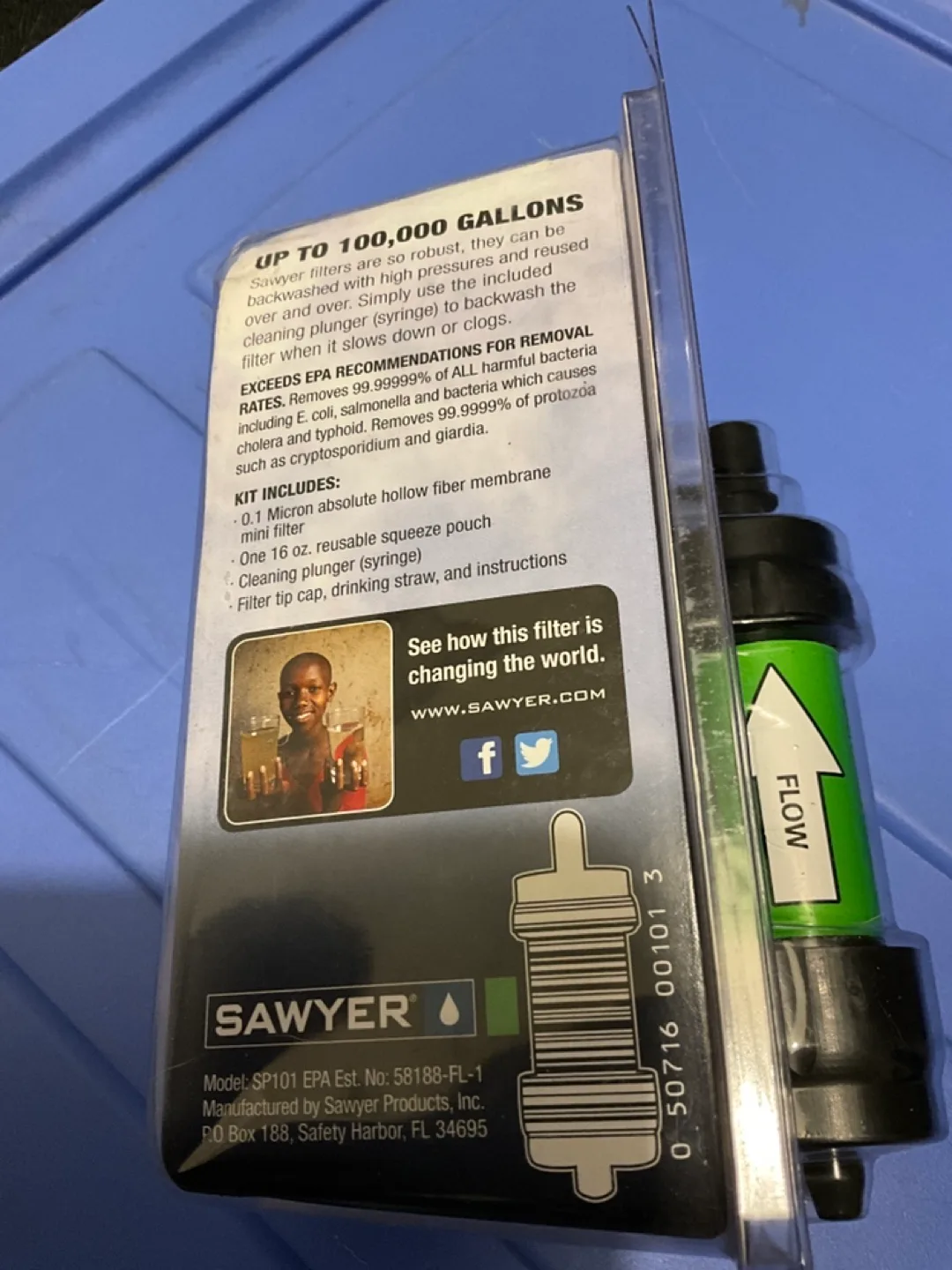 New - Sawyer Mini Water Filter System image indicator(3)