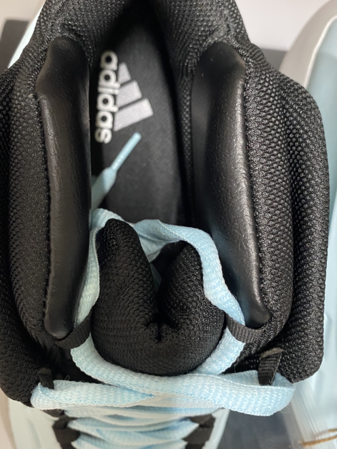 Adidas Crazy 1 Shoes - Light Blue/Black - Size 10.5 - photo 4