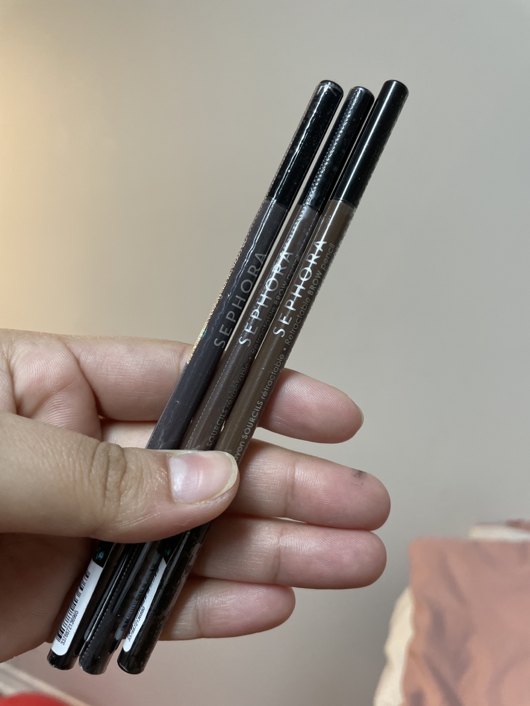 3 Sephora retractable brow pencils