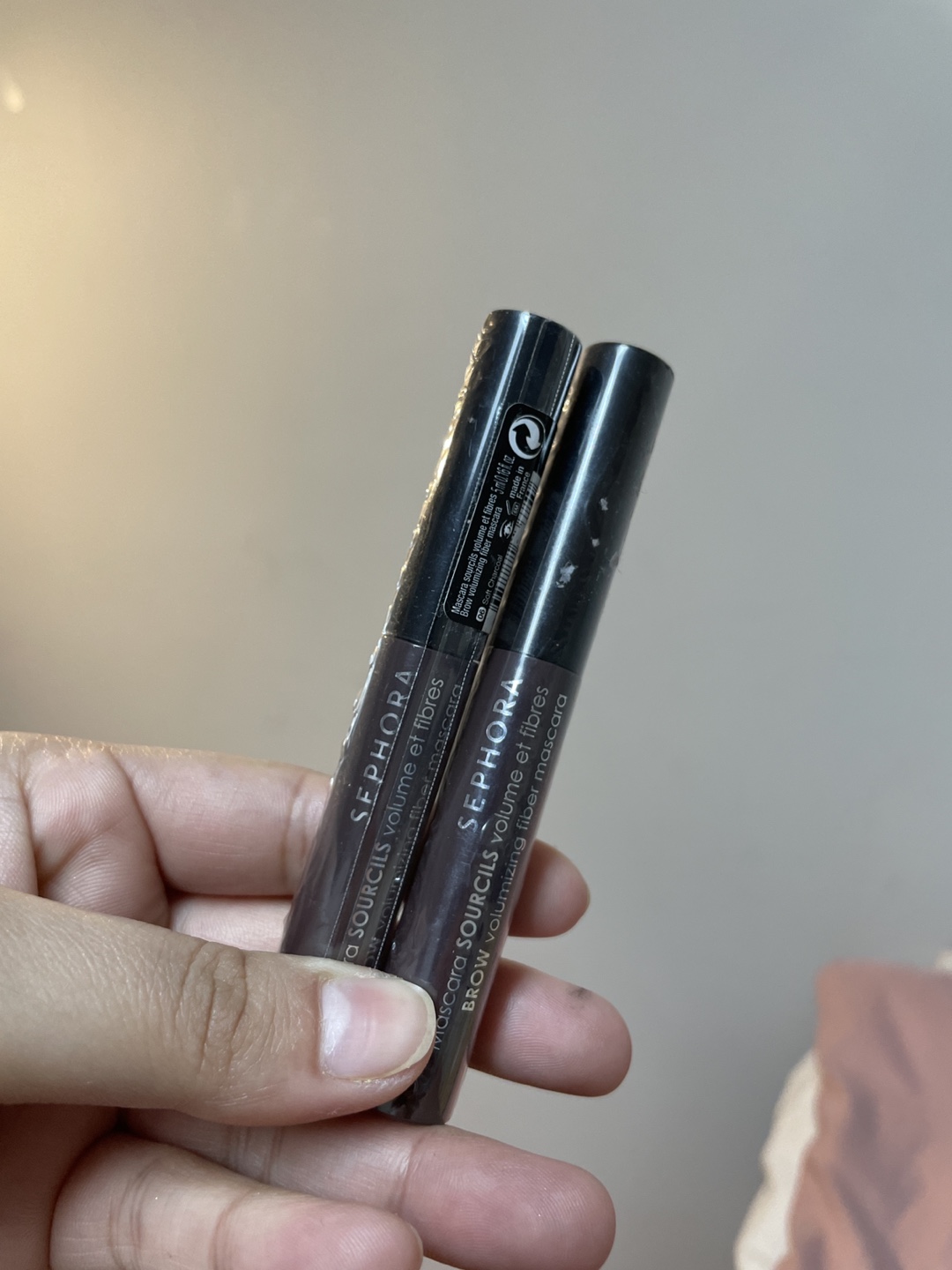 Two Sephora Sourcils Brow Volumizing Fiber Mascaras