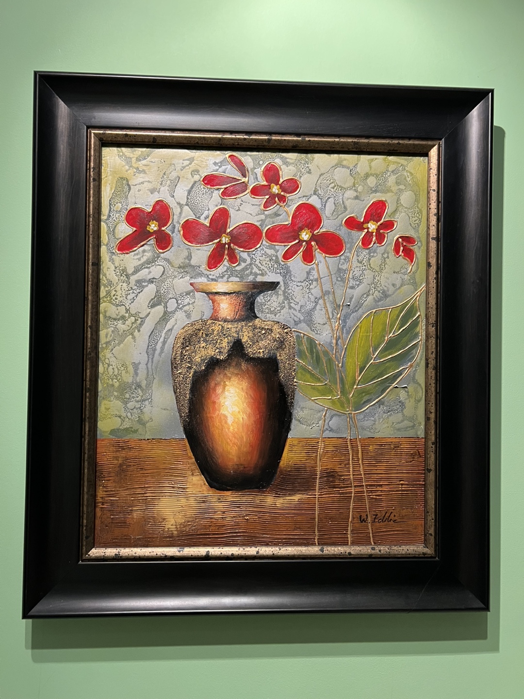 Pair of Framed Floral Paintings - photo 2