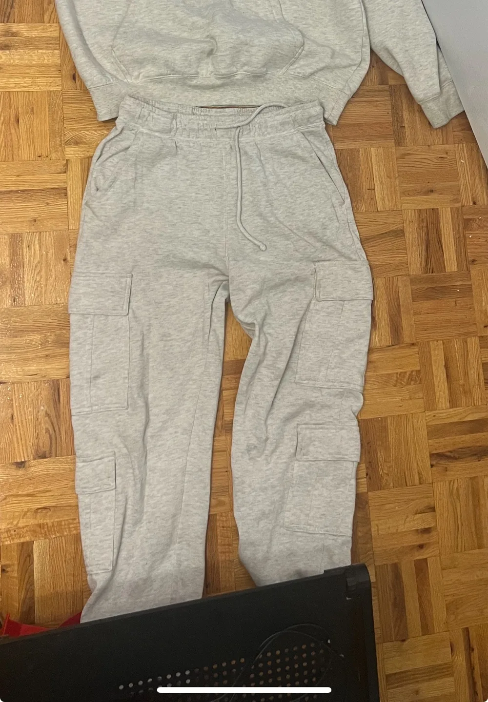 Grey Cargo Joggers image indicator(2)