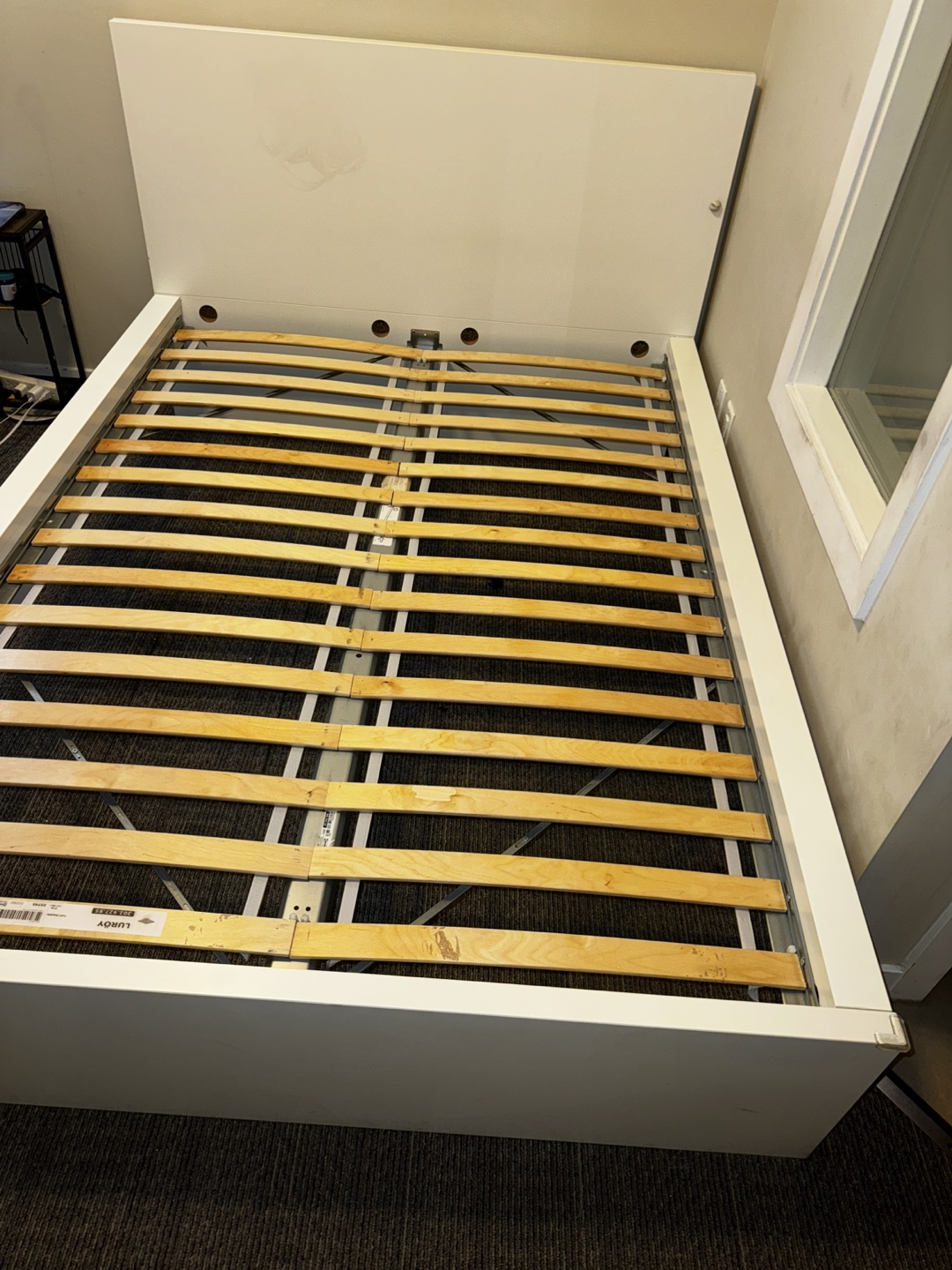 IKEA MALM White Double Bed Frame