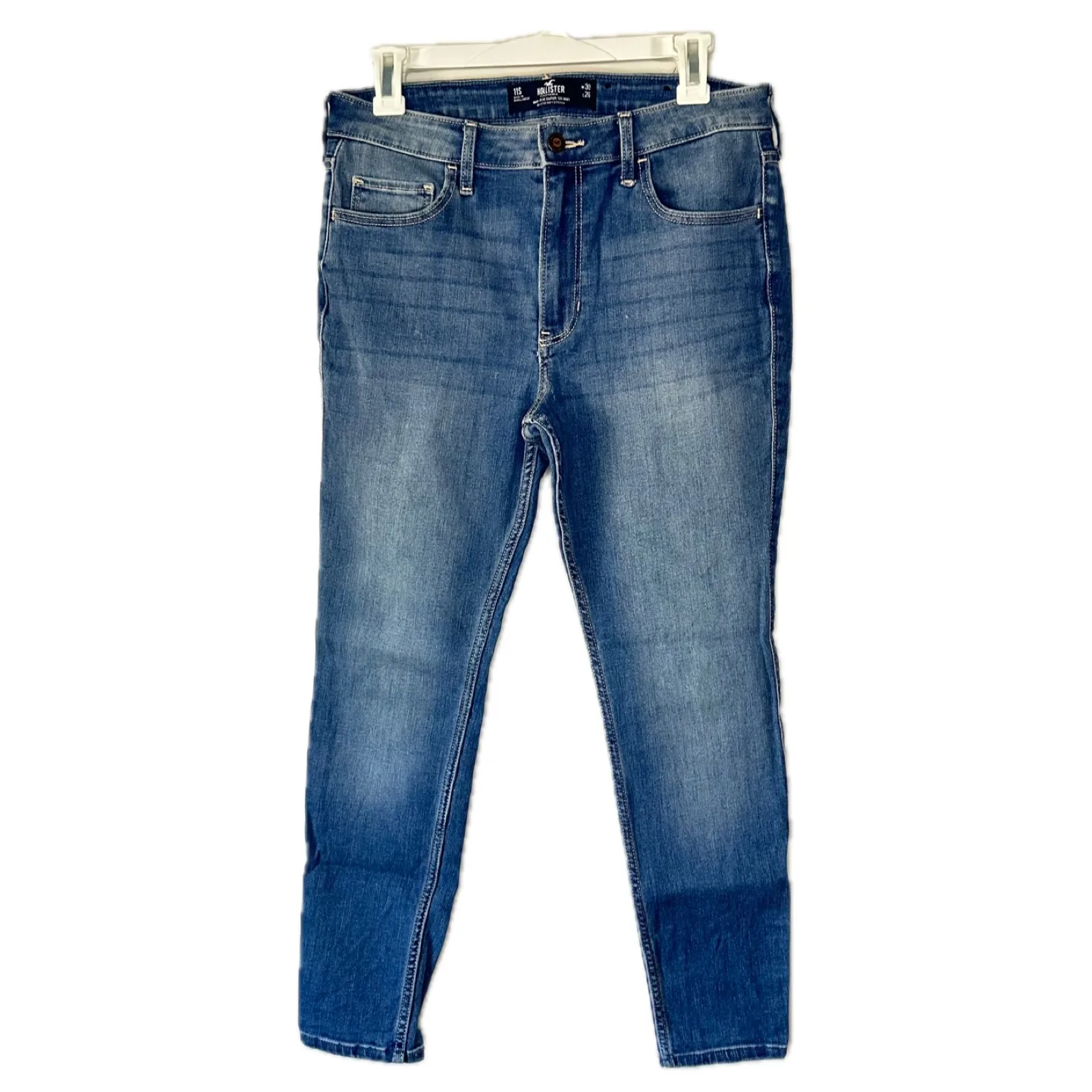 Hollister Super Skinny Blue Jeans - Size 28 thumbnail