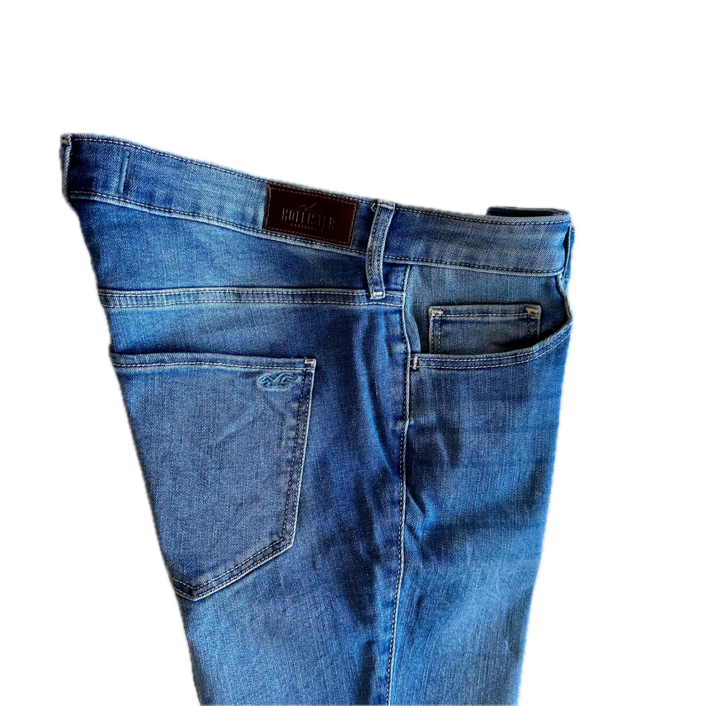 Hollister Super Skinny Blue Jeans - Size 28 image indicator(5)