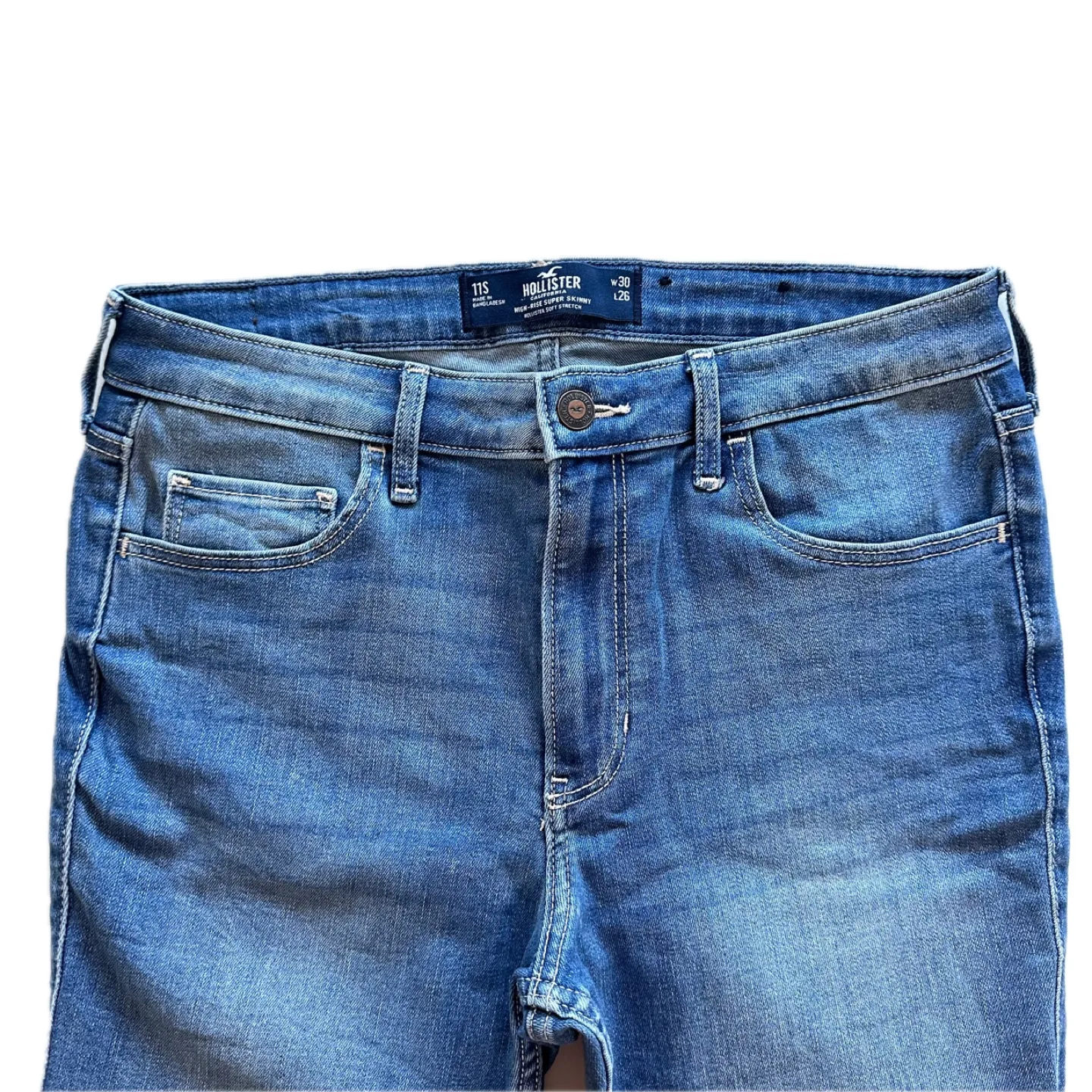 Hollister Super Skinny Blue Jeans - Size 28 image indicator(4)