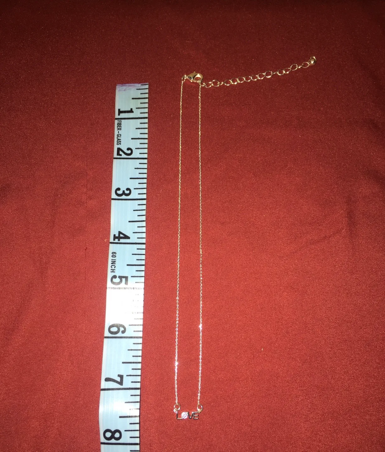 Dainty LOVE Necklace image indicator(3)