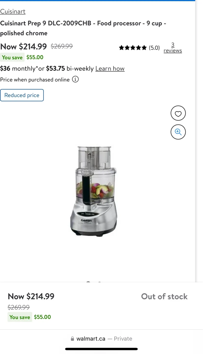 Brand New in box Cuisinart Prep 9 9-Cup Food Processor image indicator(3)