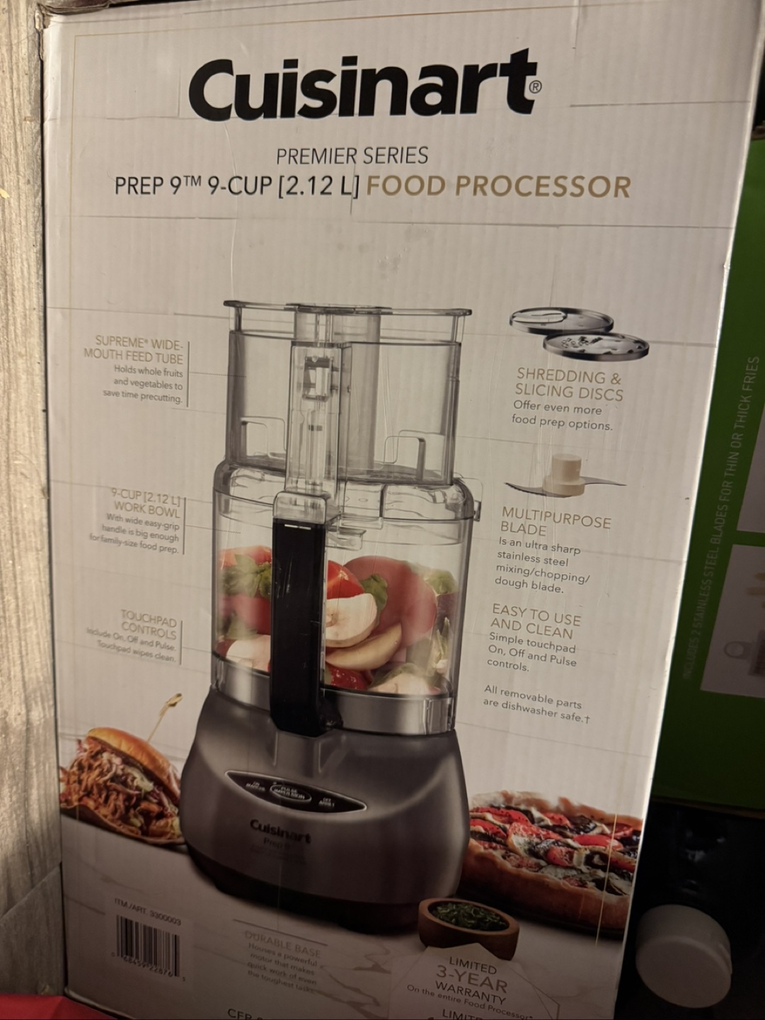 Brand New in box Cuisinart Prep 9 9-Cup Food Processor
