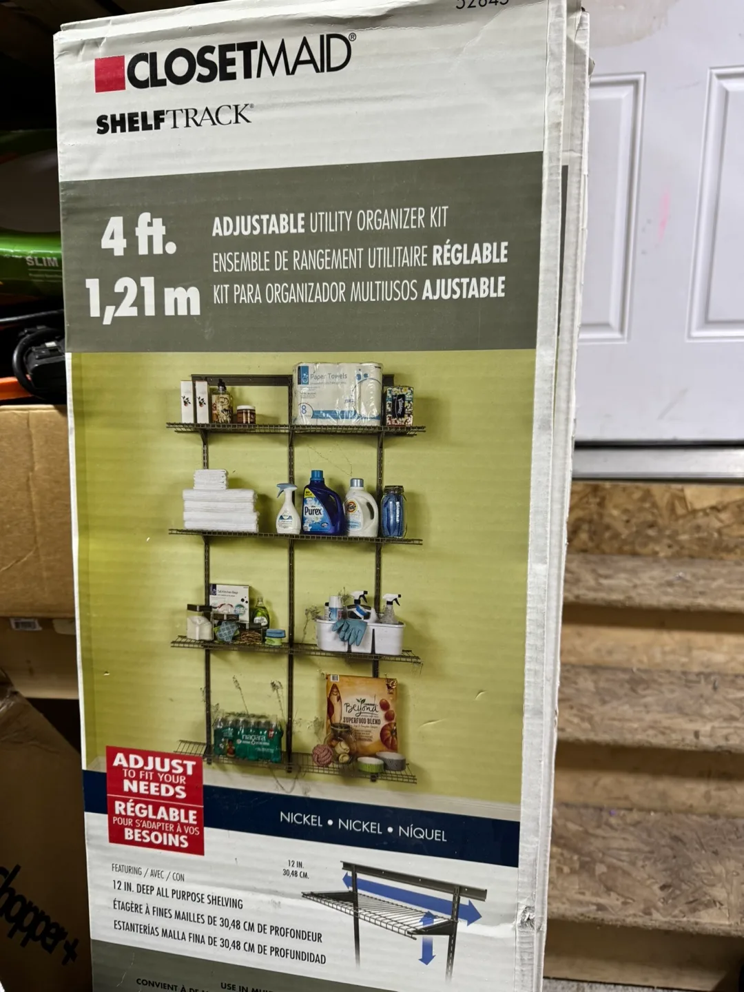 Brand New ClosetMaid ShelfTrack Organizer Kit