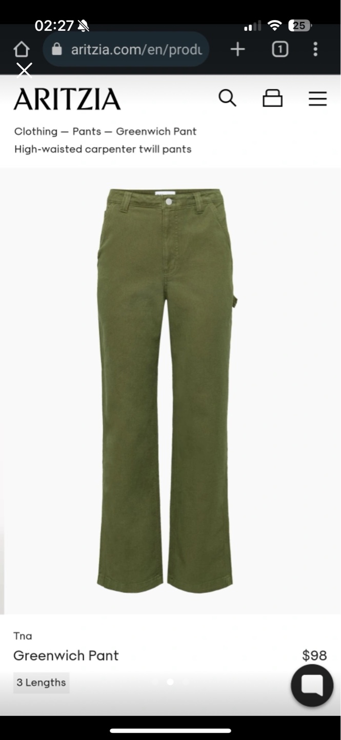 New Aritzia TNA Greenwich Pant - photo 2