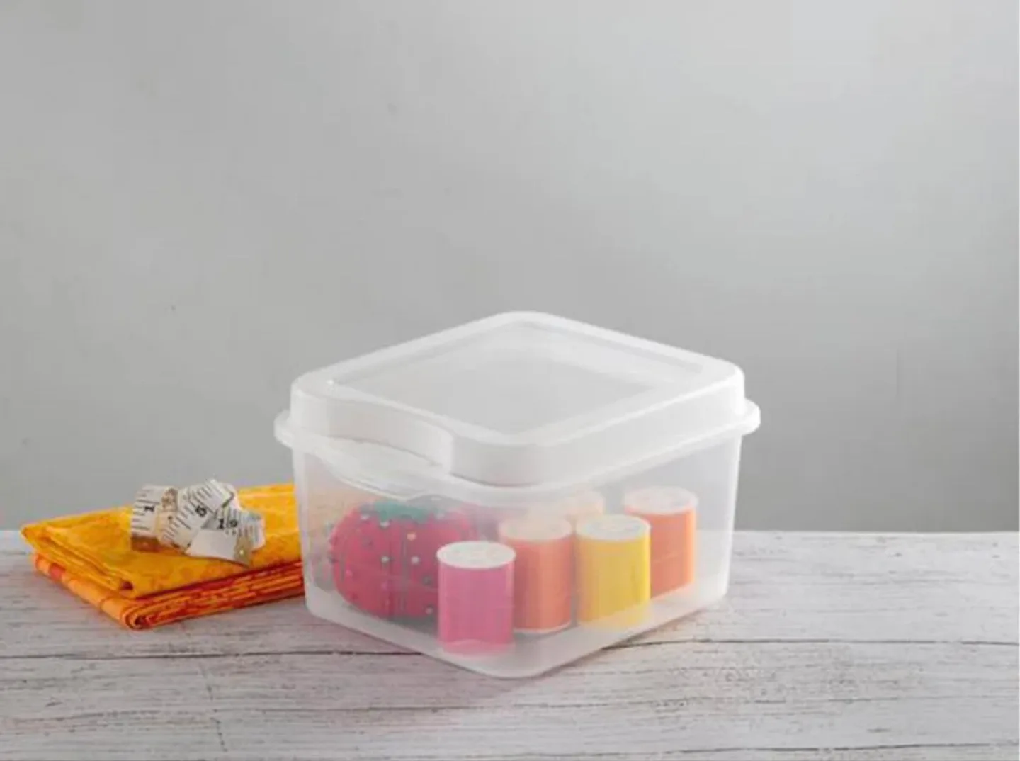 FOURTEEN STERLITE STACKING FLIP TOP STORAGE BOX CONTAINERS image indicator(5)