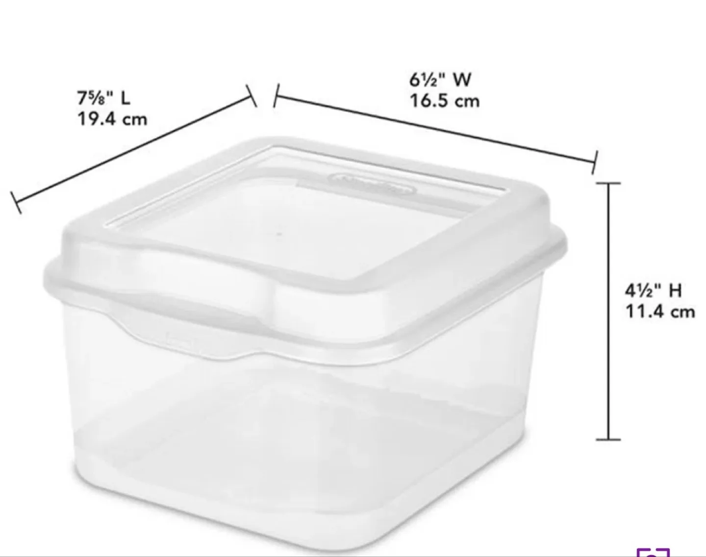 FOURTEEN STERLITE STACKING FLIP TOP STORAGE BOX CONTAINERS image indicator(2)