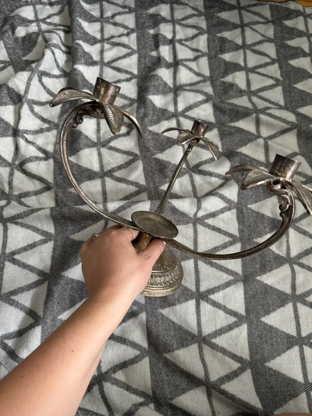 Vintage Three-Armed Candelabra image indicator(3)