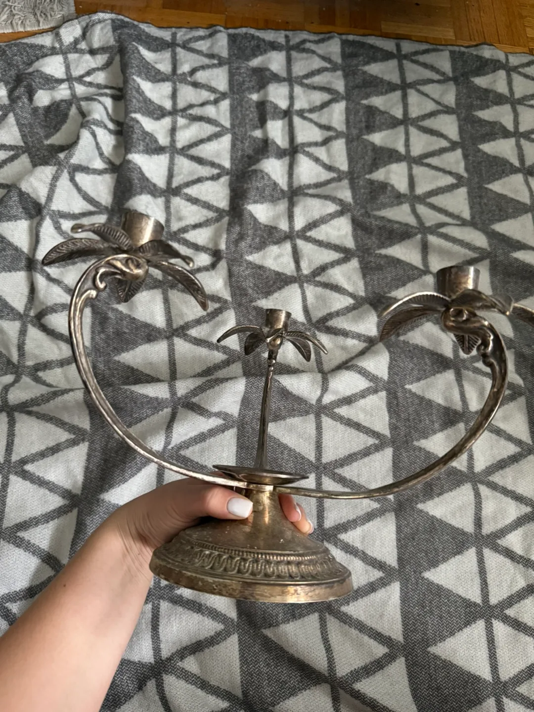 Vintage Three-Armed Candelabra image indicator(5)