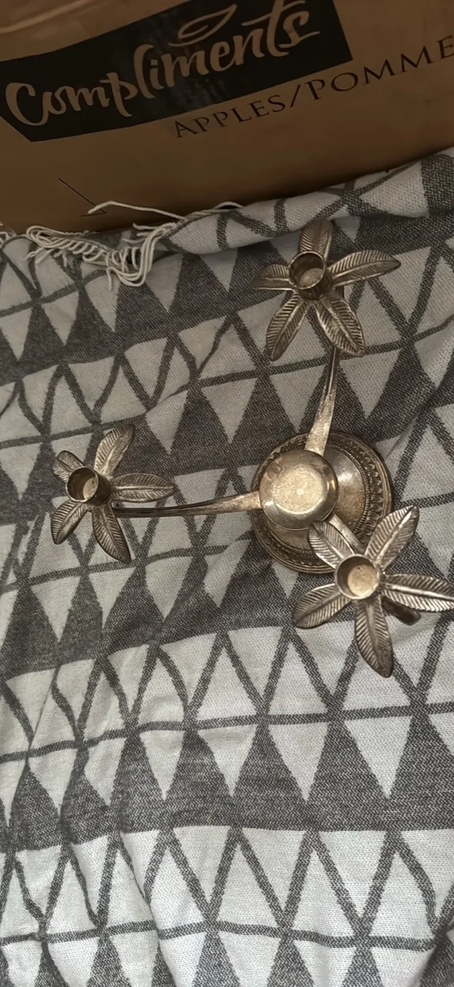 Vintage Three-Armed Candelabra image indicator(2)