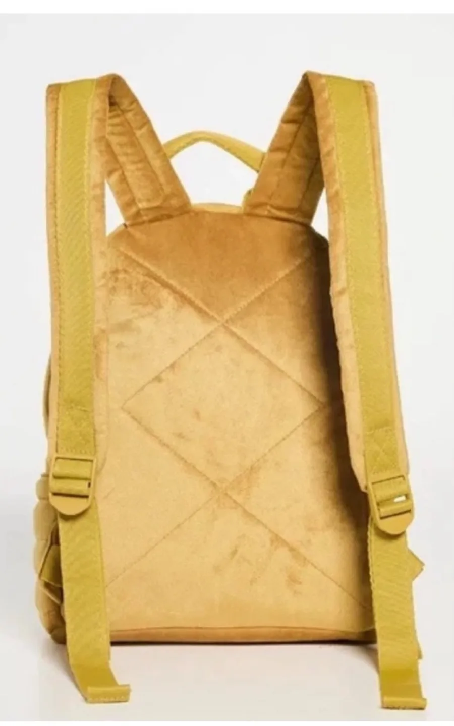 Dagne Dover Dakota Velvet Puff Backpack - Ochre Small image indicator(5)