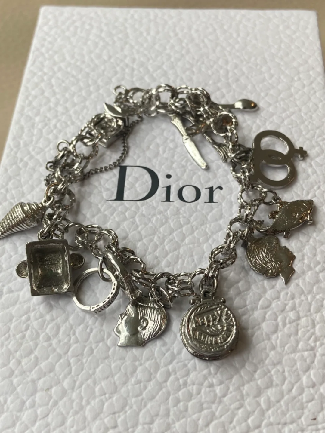Vintage Genuine Silver Anniversary Bracelet thumbnail