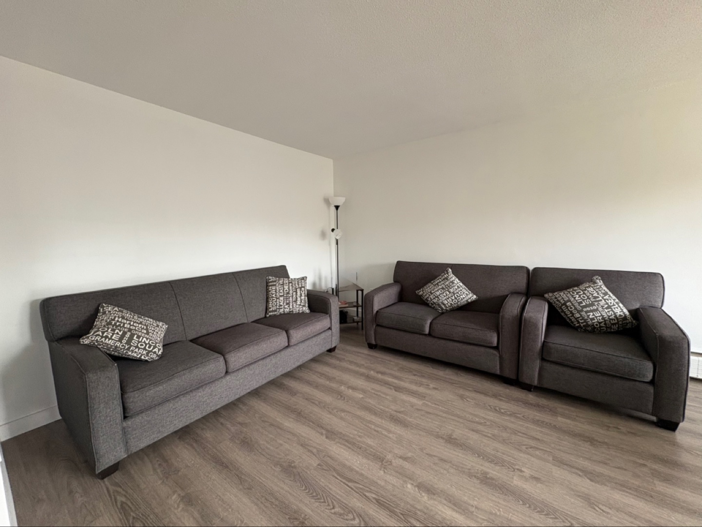 Dark Grey Sofa Set (Loveseat and Sofa) - photo 3