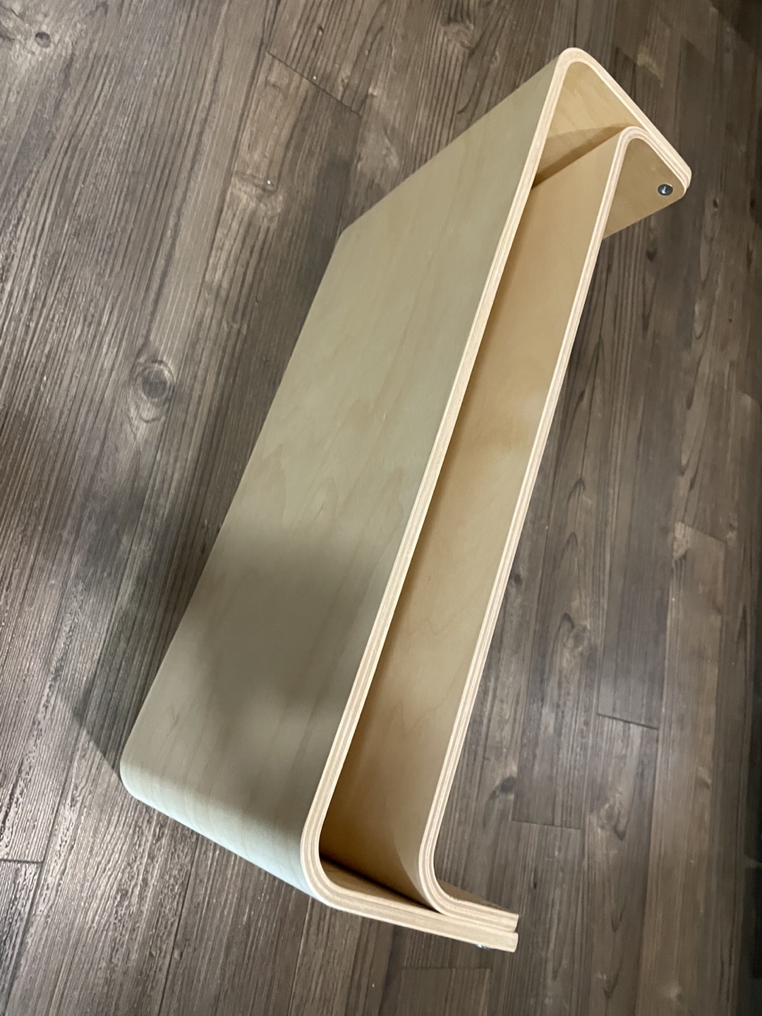 IKEA VATTENKAR Minimalist Wooden Two-Tiered Side Table