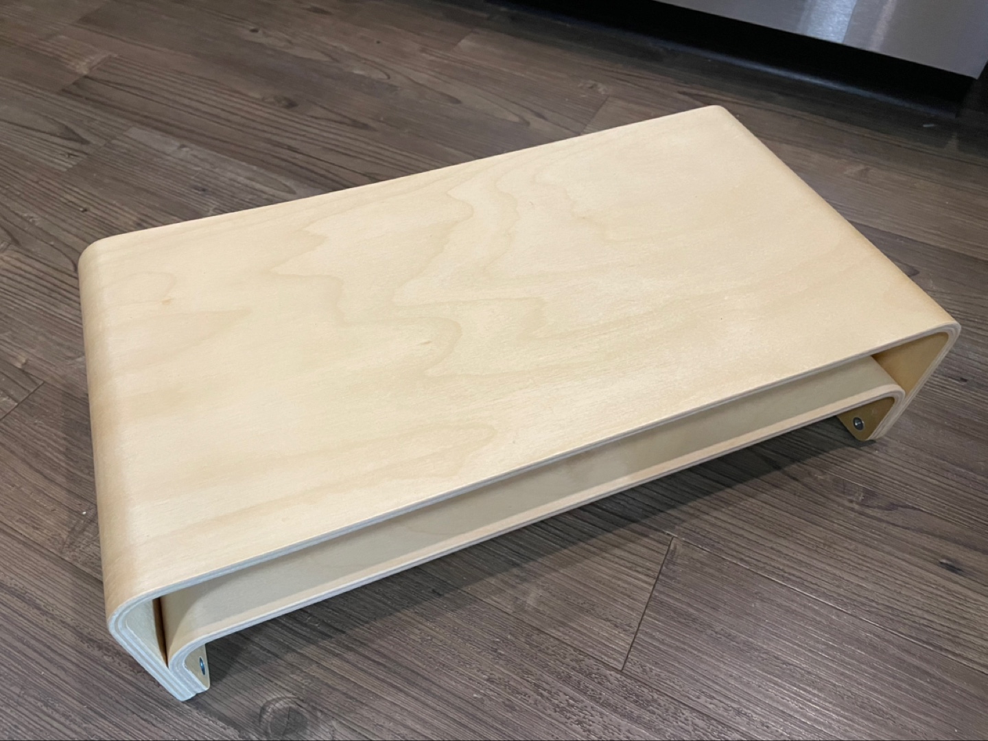 IKEA VATTENKAR Minimalist Wooden Two-Tiered Side Table - photo 3