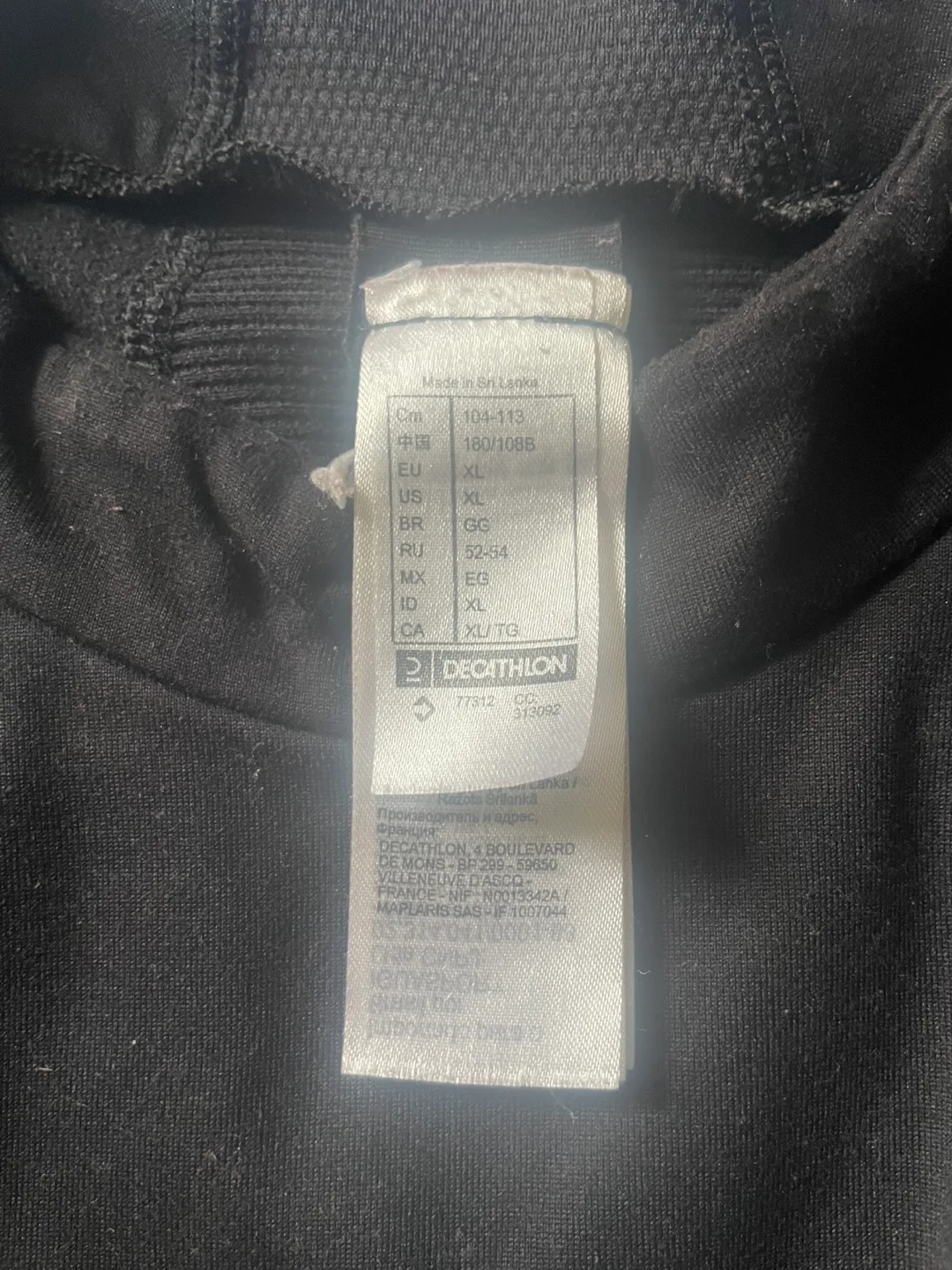 Decathlon Men's Black Long Sleeve T-shirt thrifty pick💚 image indicator(2)