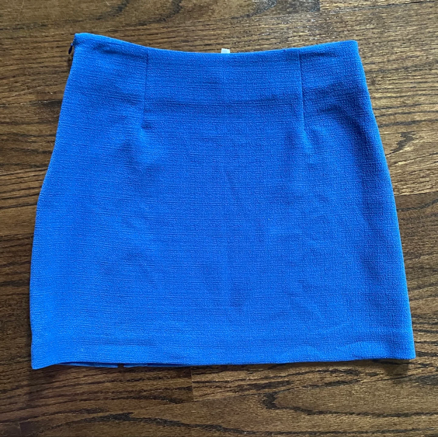 BCBGeneration Blue Mini Skirt Size 4 image indicator(5)