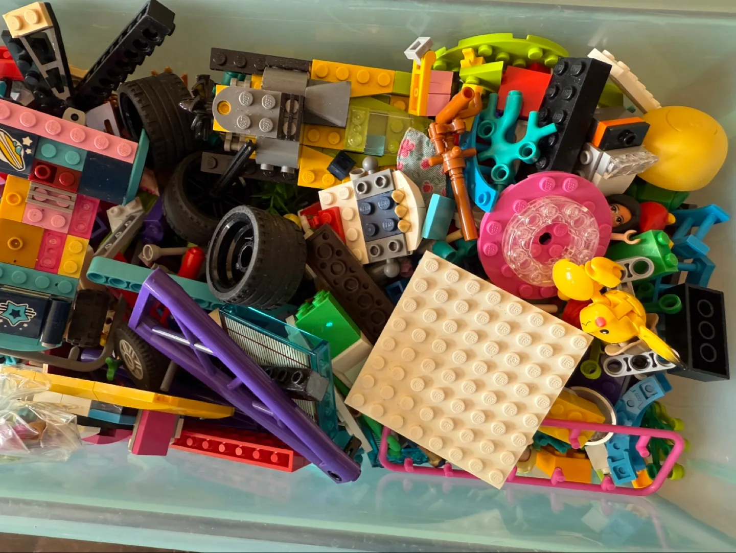 Bulk LEGO Lot -assorted pieces and Minifigures 💚 image indicator(3)