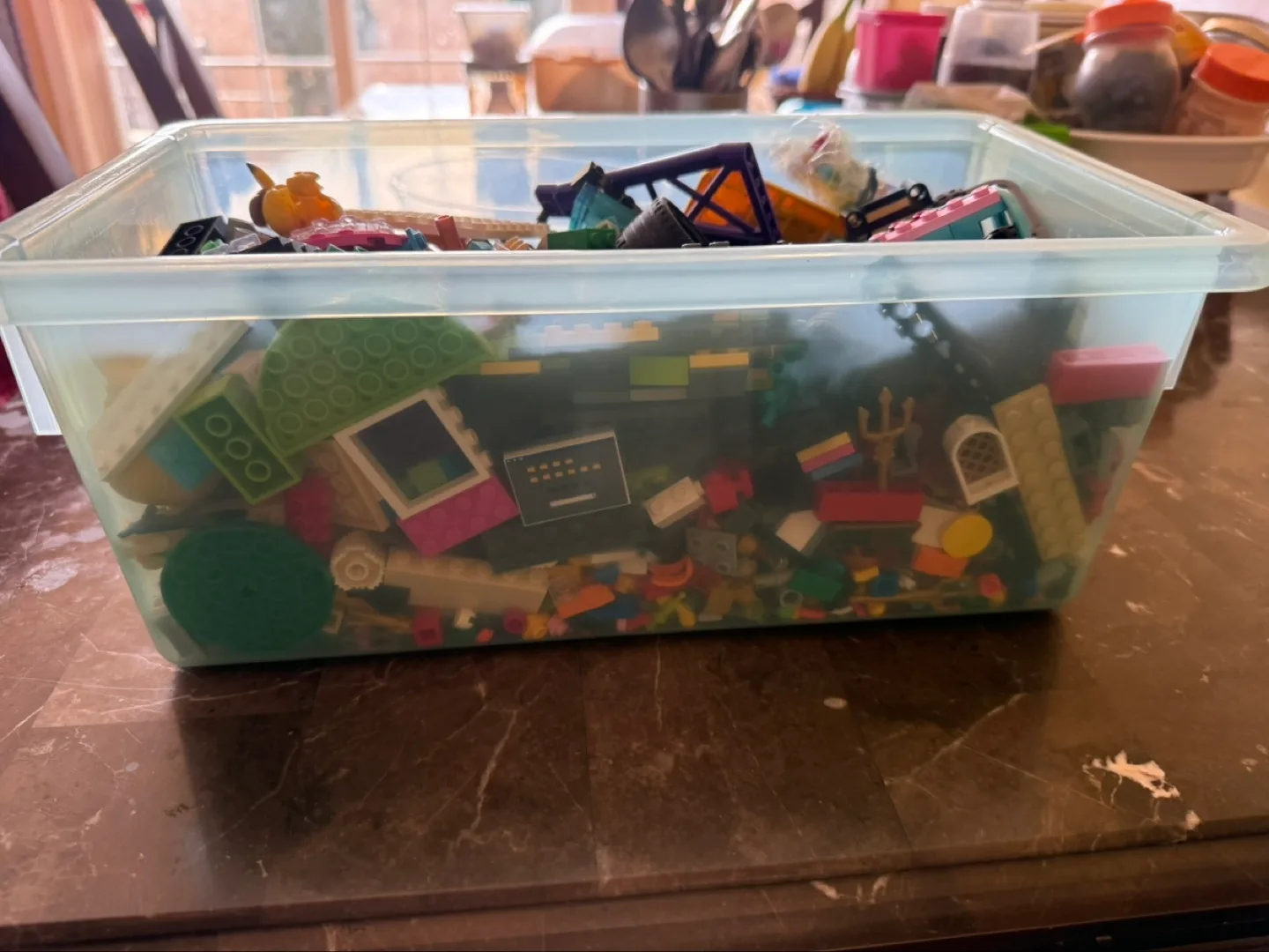 Bulk LEGO Lot -assorted pieces and Minifigures 💚 image indicator(2)