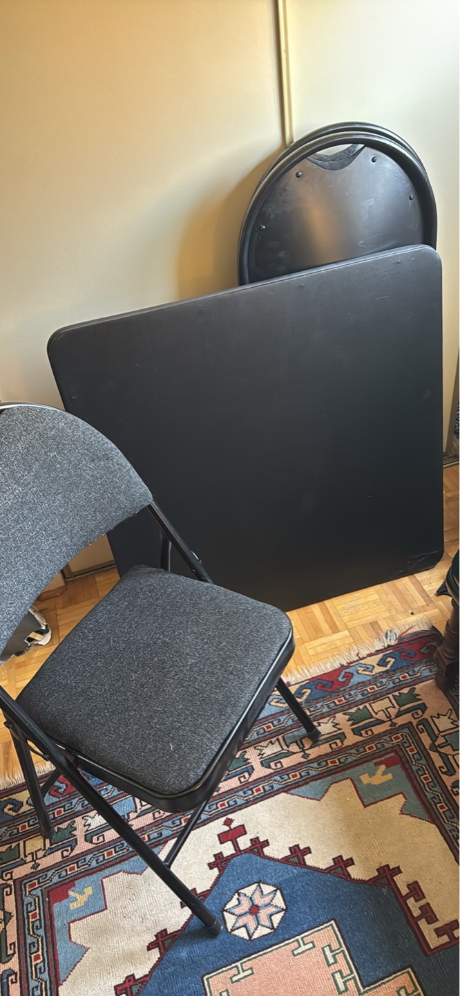 Heavy Duty Folding Table & Chairs