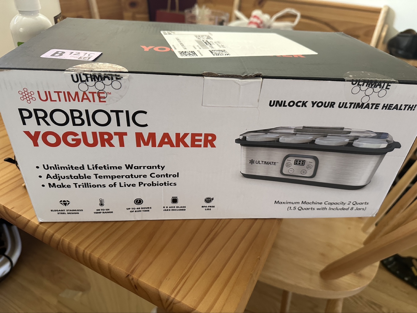 Ultimate Probiotic Yogurt Maker - New in Box - photo 2