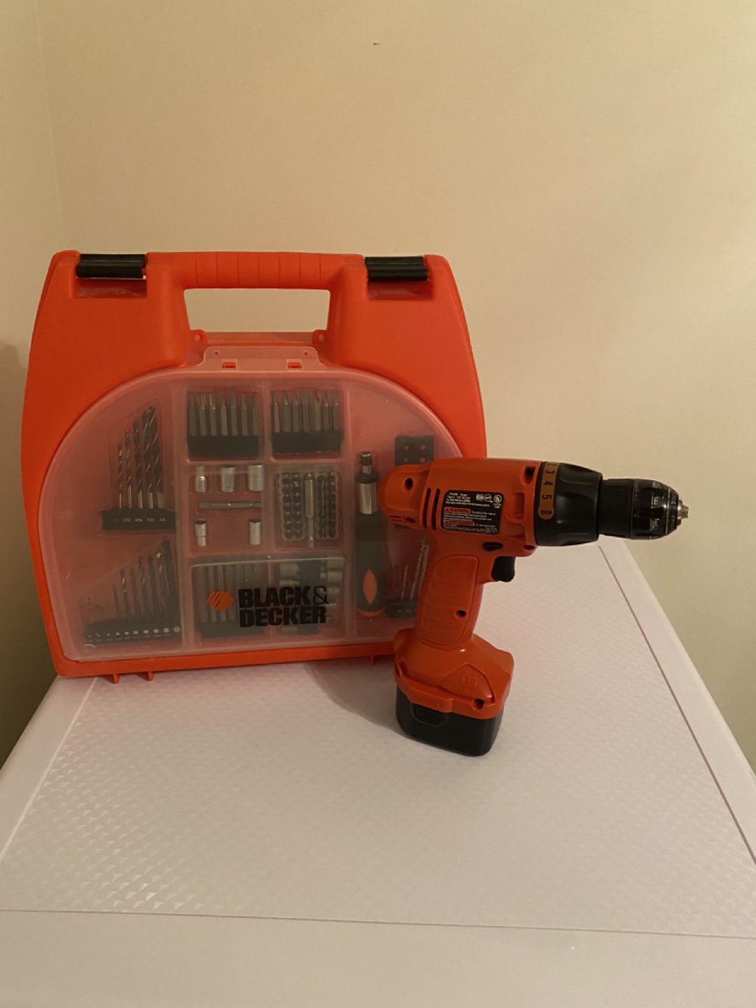 Black & Decker Cordless Drill with Accessory Kit