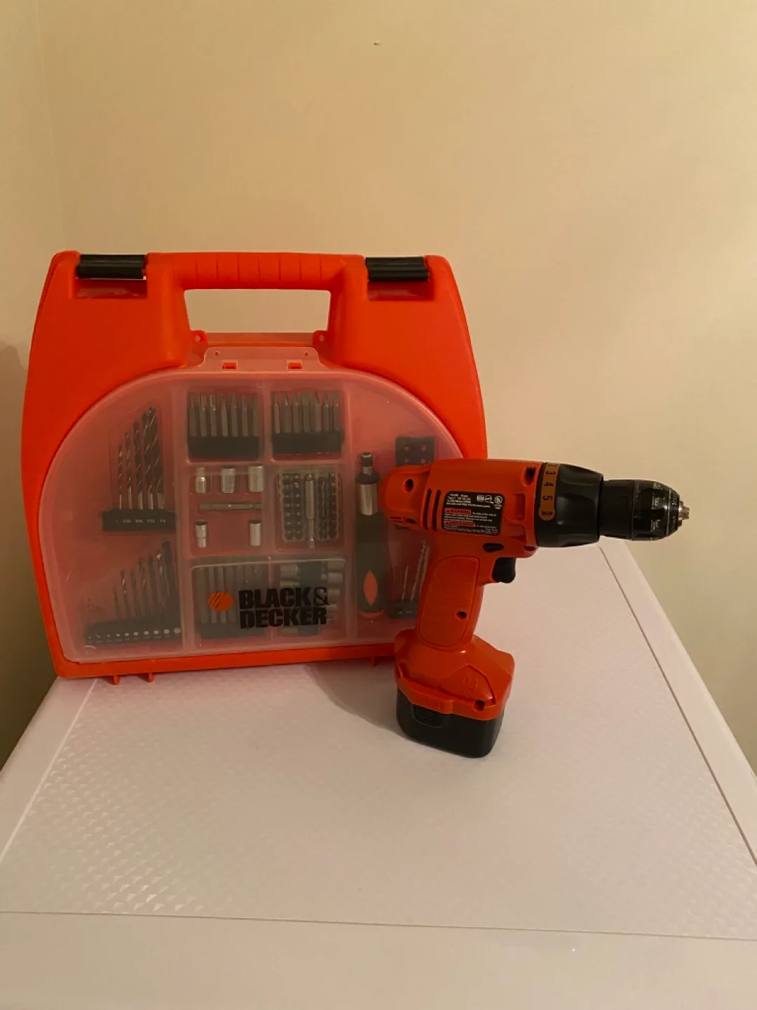 Black & Decker Cordless Drill with Accessory Kit