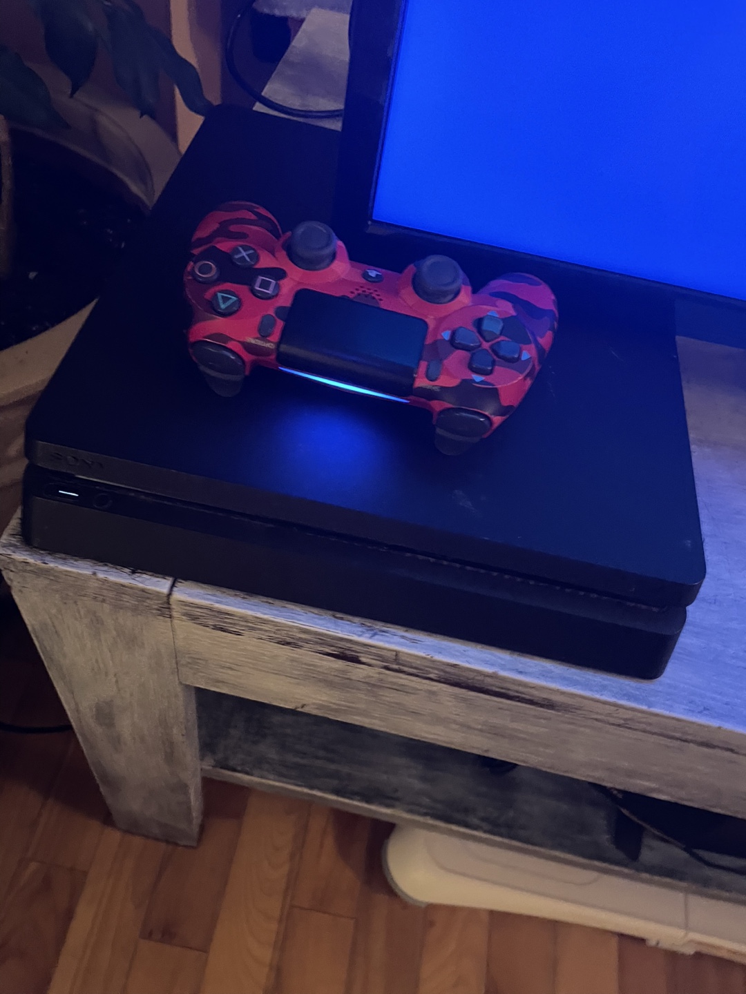 PS4 Console with Controller and Cords