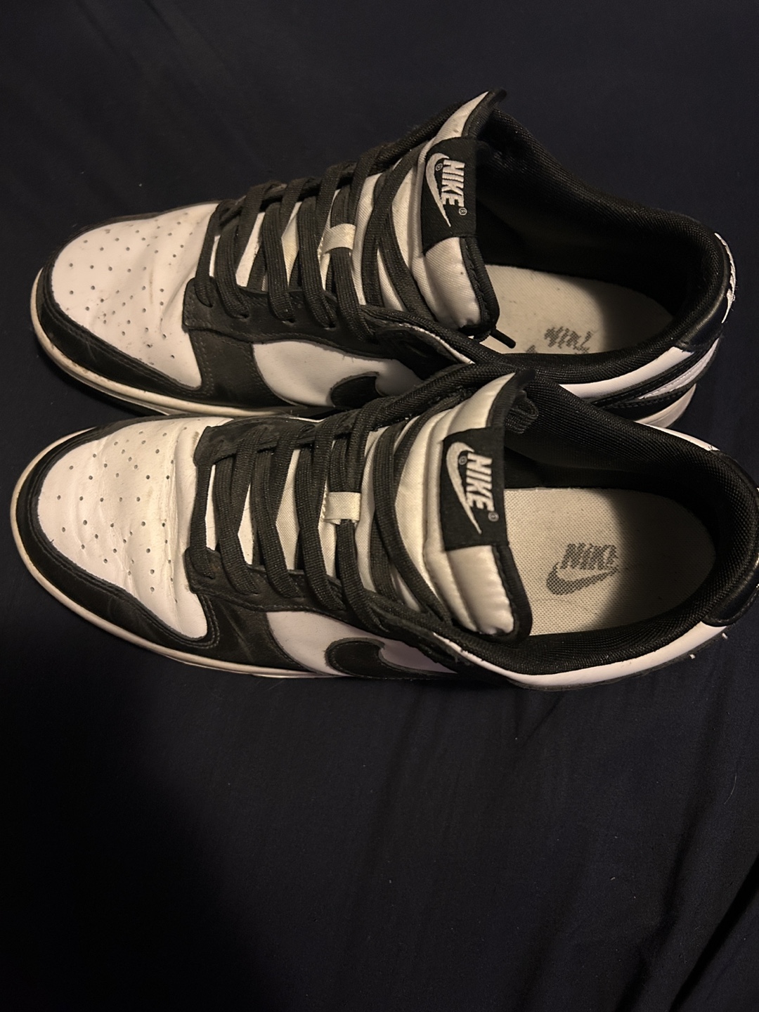 Nike Dunk Low Black White Men's Shoes - photo 2