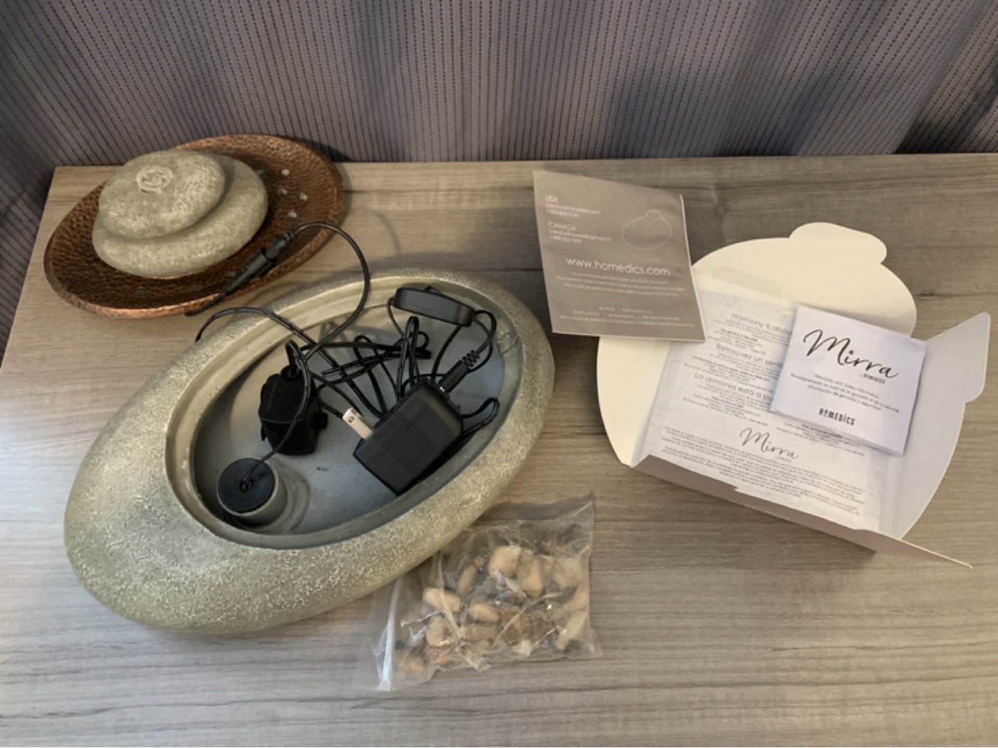 Mirra by Homedics Oceanside Tabletop Water Fountain - photo 5