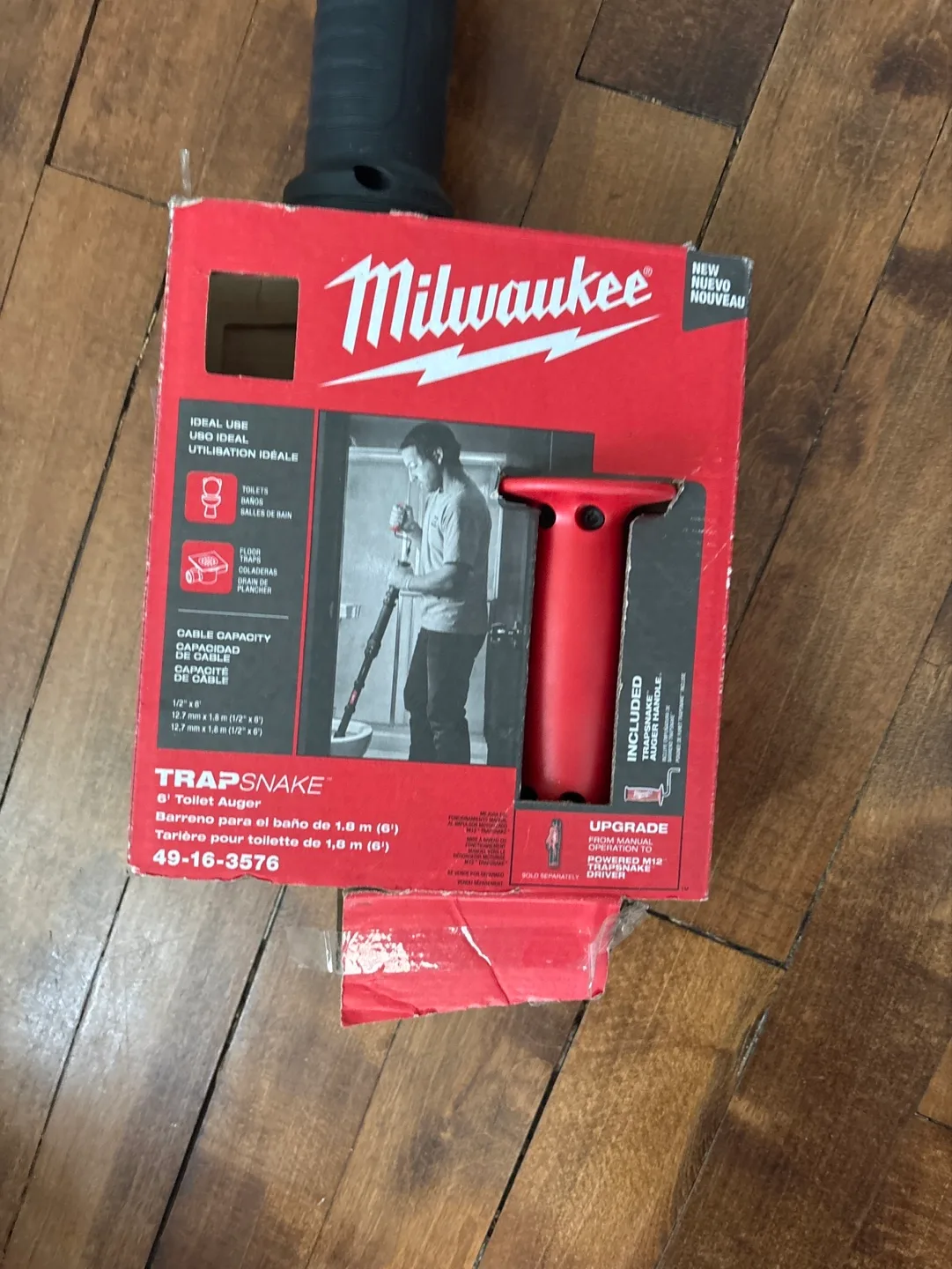 Milwaukee 49-16-3576 TrapSnake Toilet Auger image indicator(2)