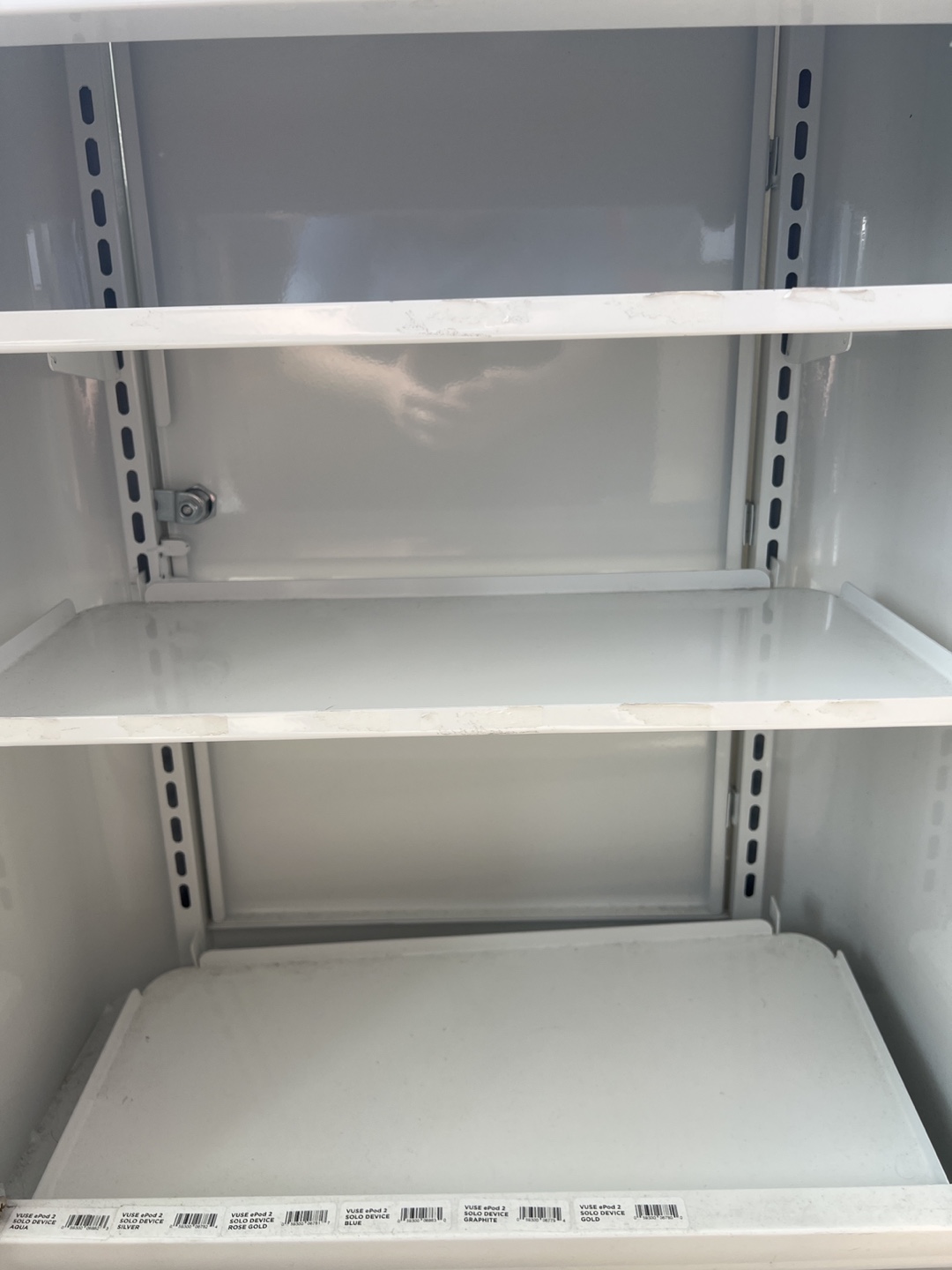 White Display Cabinet with Glass Door - photo 3