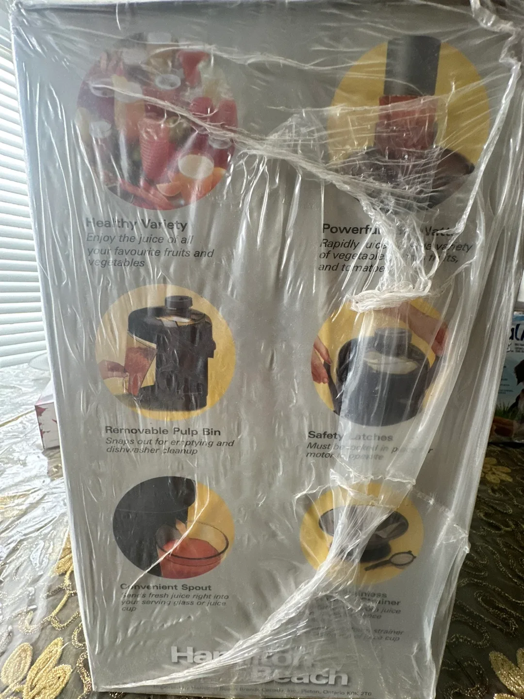 Hamilton Beach HealthSmart 350-Watt Juice Extractor image indicator(2)