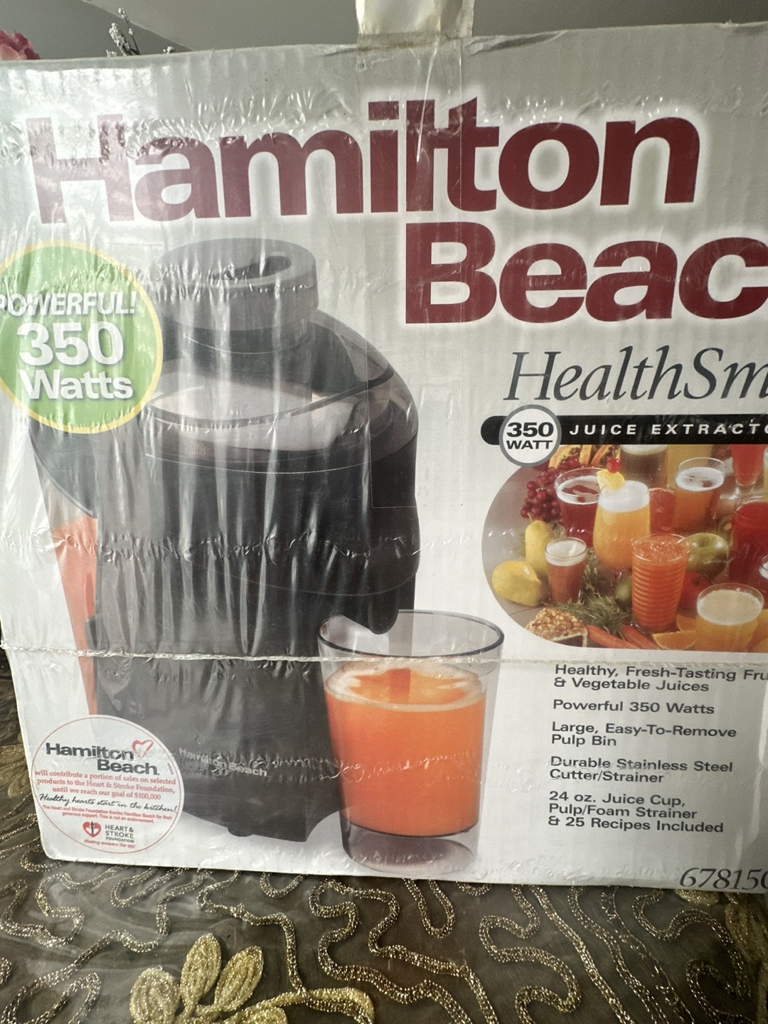 Hamilton Beach HealthSmart 350-Watt Juice Extractor