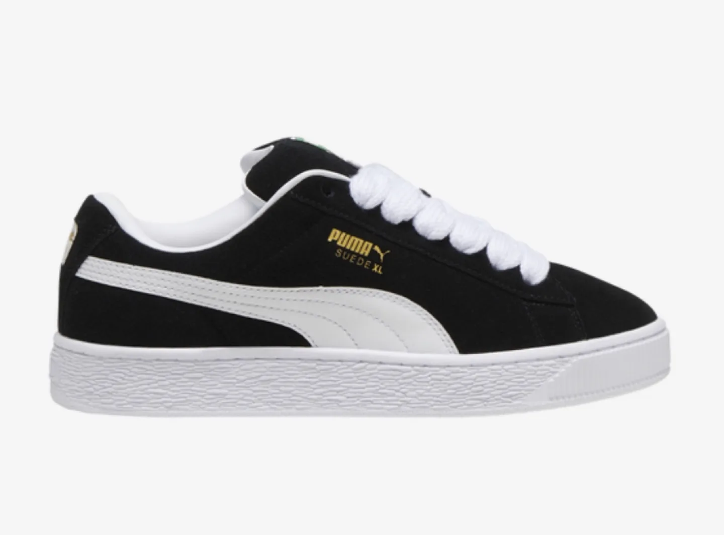 Puma Suede XL Black & White Sneakers thumbnail