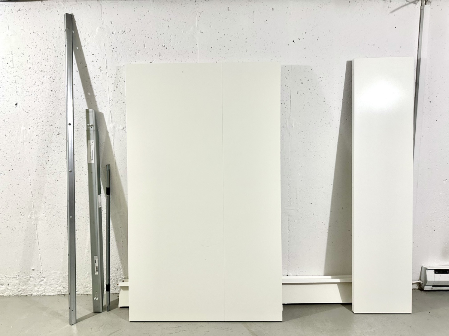 IKEA High 2 Bed Frames -White and Beige - photo 2