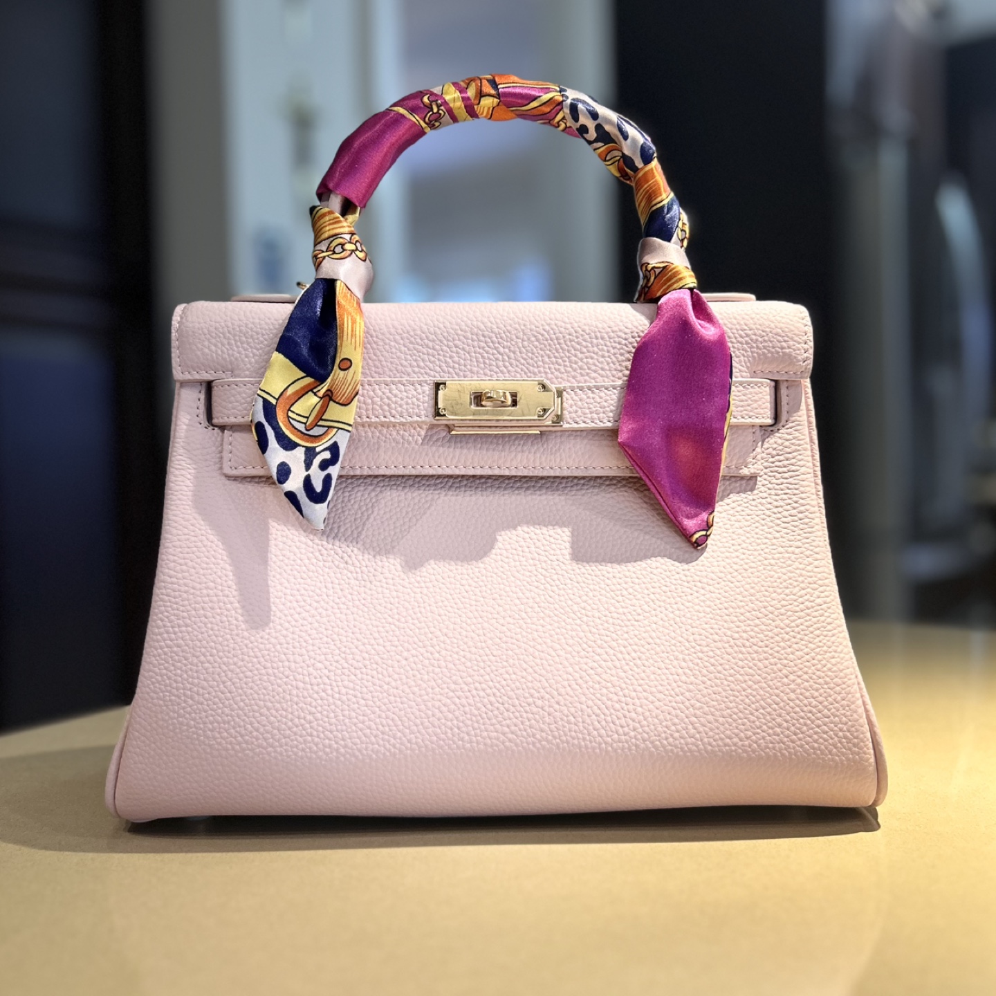 Gorgeous authentic Togo leather handbag