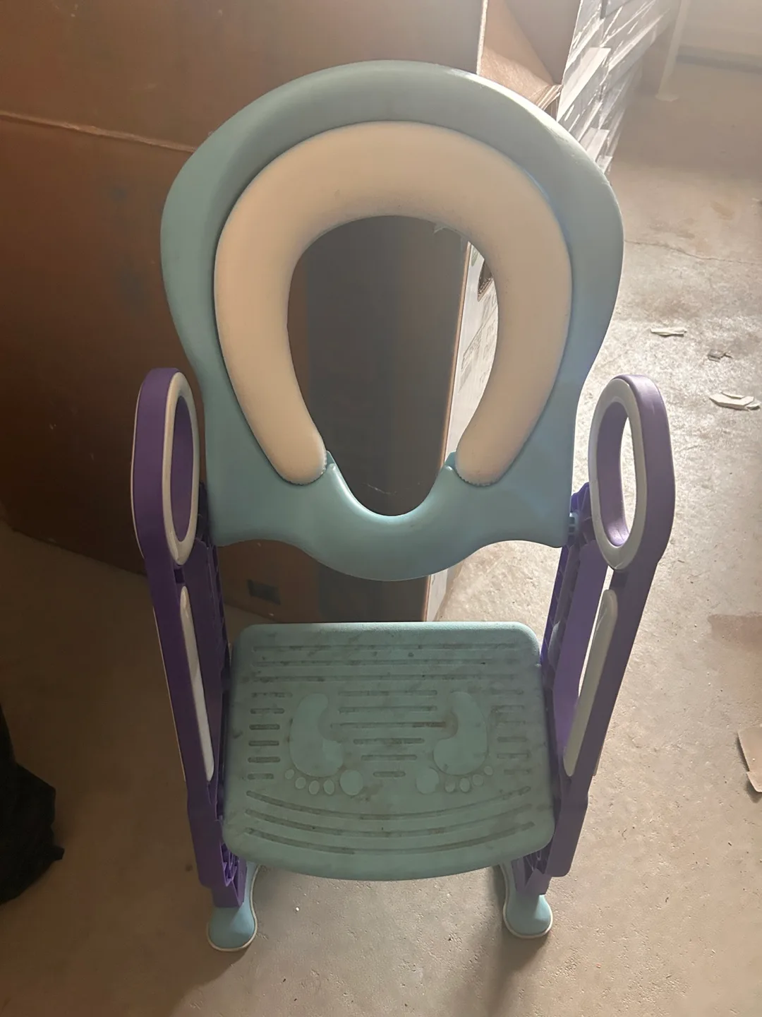 Child's Potty Training Toilet Seat and Step Stool💚 image indicator(4)